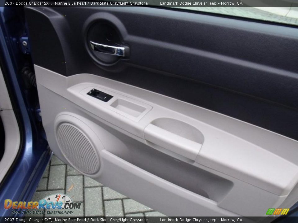 2007 Dodge Charger SXT Marine Blue Pearl / Dark Slate Gray/Light Graystone Photo #19