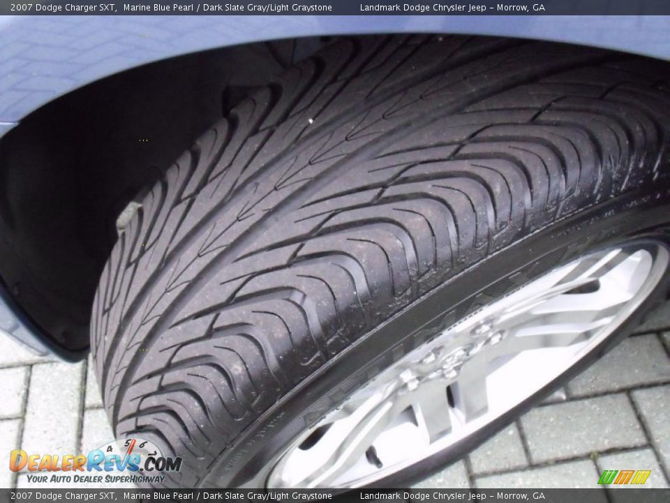 2007 Dodge Charger SXT Marine Blue Pearl / Dark Slate Gray/Light Graystone Photo #29