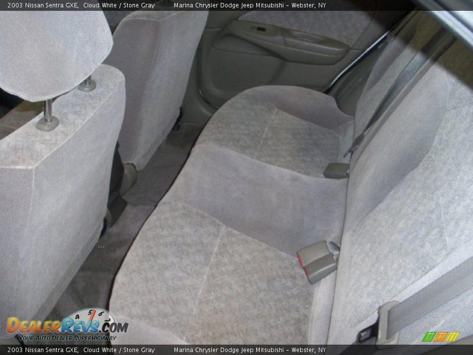 2003 Nissan Sentra GXE Cloud White / Stone Gray Photo #3