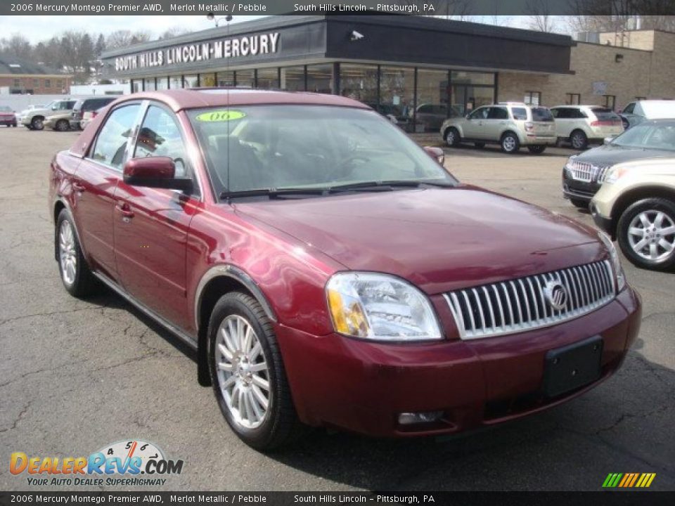 2006 Mercury Montego Premier AWD Merlot Metallic / Pebble Photo #5