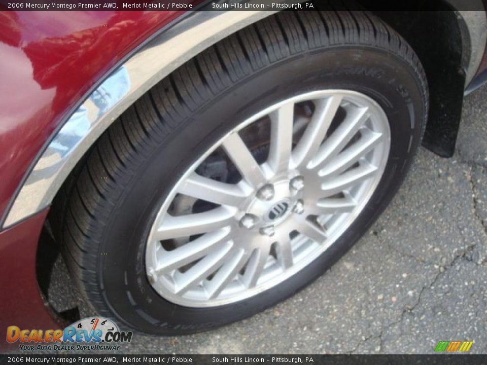 2006 Mercury Montego Premier AWD Merlot Metallic / Pebble Photo #7