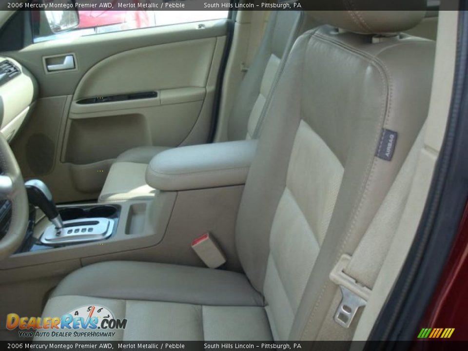 2006 Mercury Montego Premier AWD Merlot Metallic / Pebble Photo #8