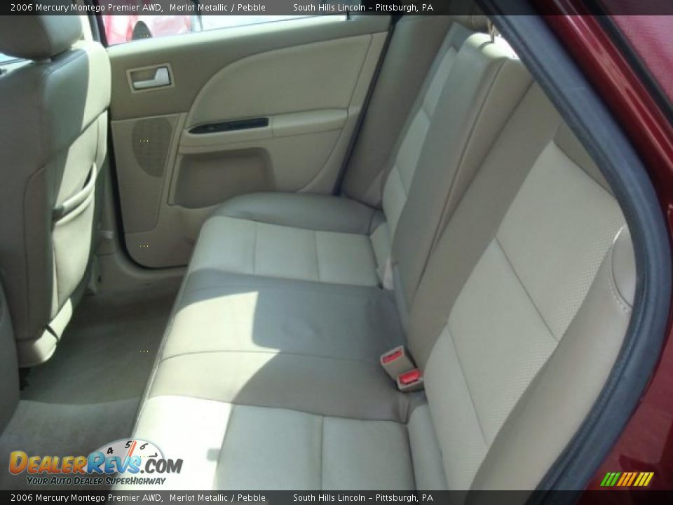 2006 Mercury Montego Premier AWD Merlot Metallic / Pebble Photo #9