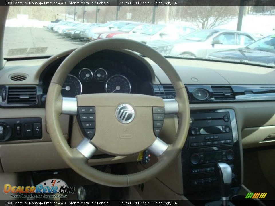2006 Mercury Montego Premier AWD Merlot Metallic / Pebble Photo #10