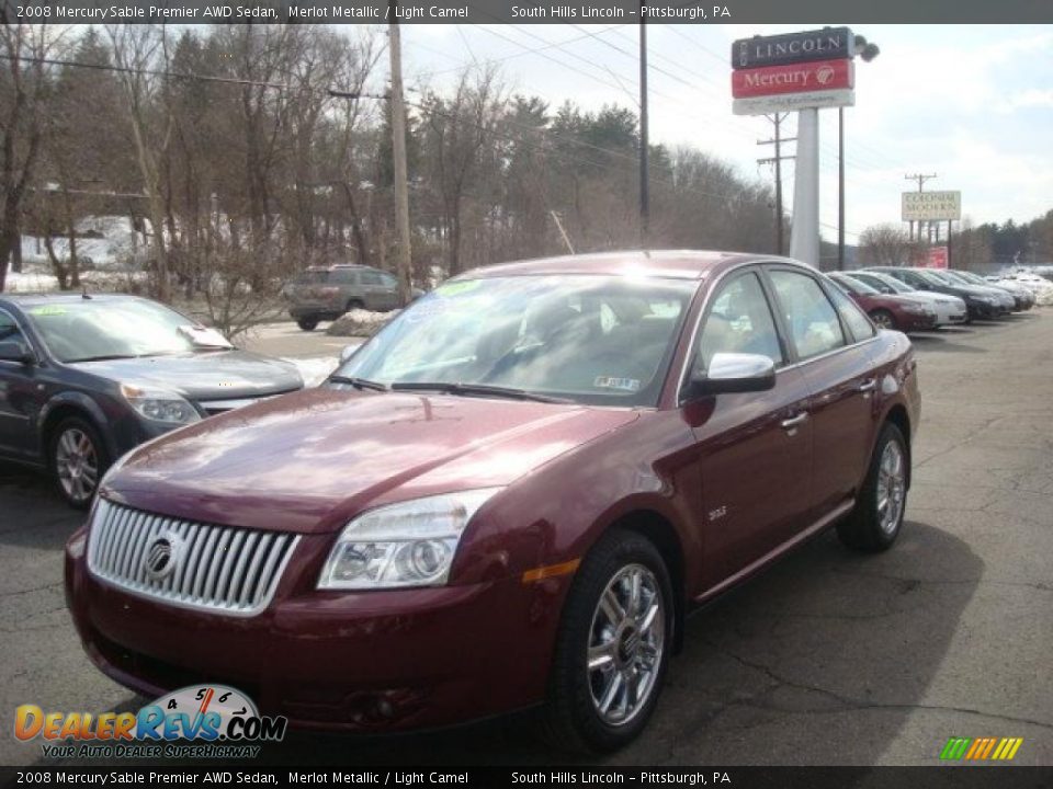 2008 Mercury Sable Premier AWD Sedan Merlot Metallic / Light Camel Photo #1