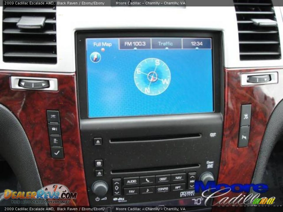 2009 Cadillac Escalade AWD Black Raven / Ebony/Ebony Photo #1