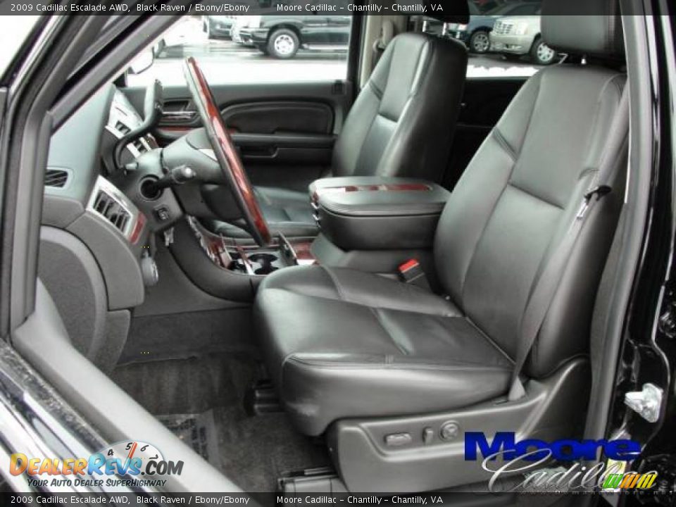 2009 Cadillac Escalade AWD Black Raven / Ebony/Ebony Photo #3
