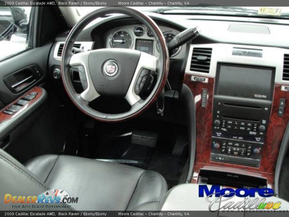 2009 Cadillac Escalade AWD Black Raven / Ebony/Ebony Photo #4