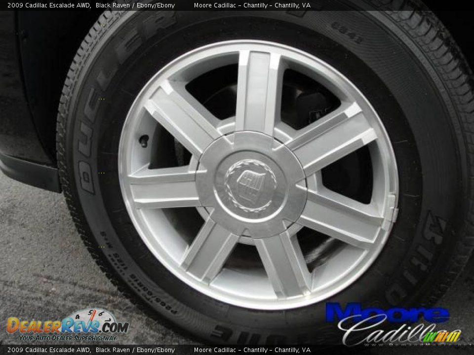 2009 Cadillac Escalade AWD Black Raven / Ebony/Ebony Photo #6