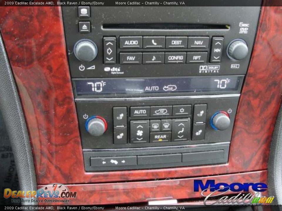 2009 Cadillac Escalade AWD Black Raven / Ebony/Ebony Photo #7