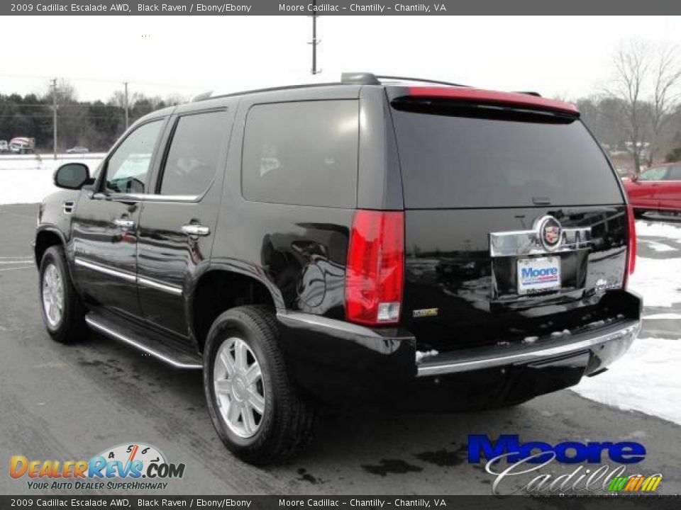 2009 Cadillac Escalade AWD Black Raven / Ebony/Ebony Photo #9
