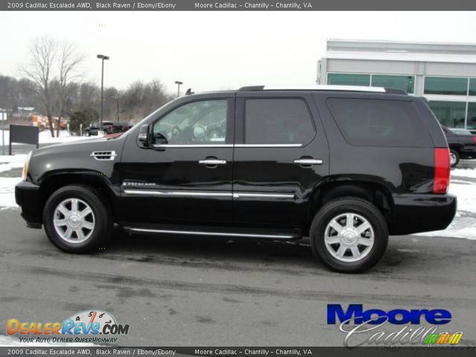 2009 Cadillac Escalade AWD Black Raven / Ebony/Ebony Photo #11