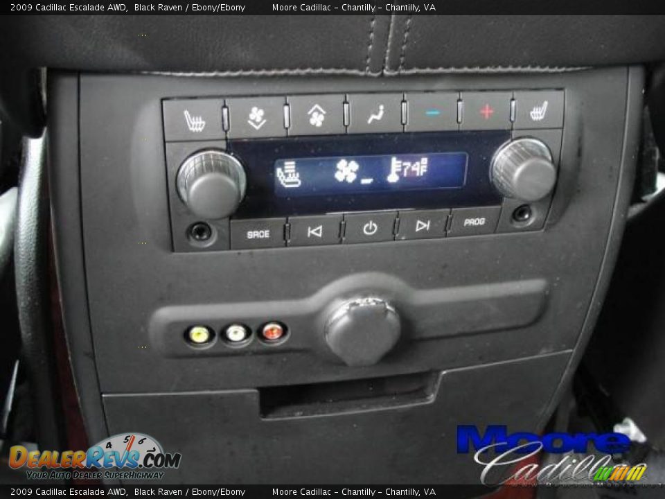 2009 Cadillac Escalade AWD Black Raven / Ebony/Ebony Photo #13