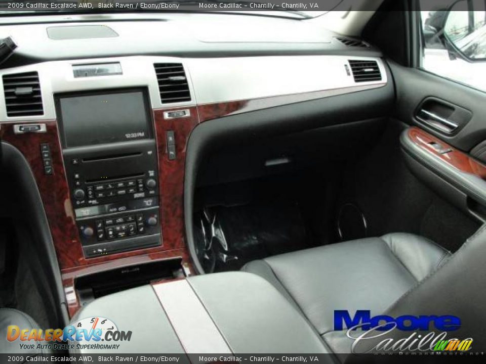 2009 Cadillac Escalade AWD Black Raven / Ebony/Ebony Photo #14