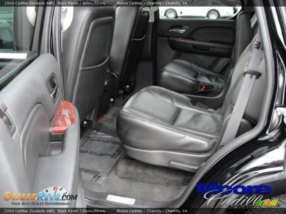 2009 Cadillac Escalade AWD Black Raven / Ebony/Ebony Photo #15