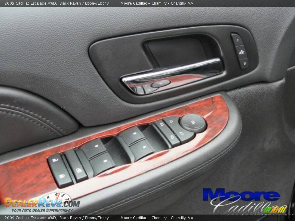 2009 Cadillac Escalade AWD Black Raven / Ebony/Ebony Photo #16