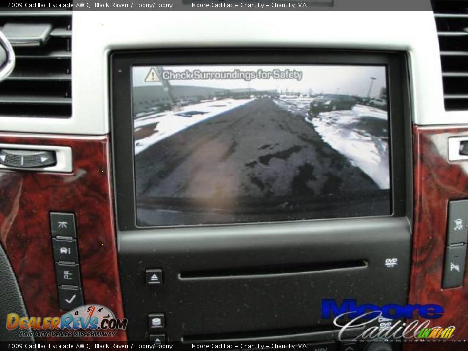 2009 Cadillac Escalade AWD Black Raven / Ebony/Ebony Photo #17