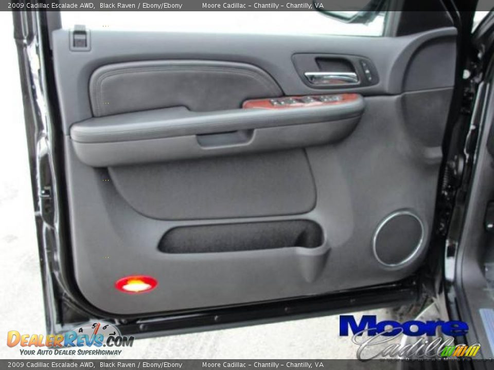 2009 Cadillac Escalade AWD Black Raven / Ebony/Ebony Photo #18