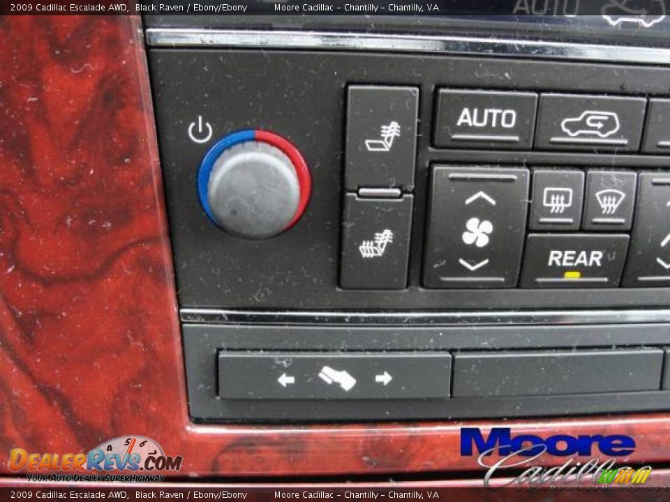 2009 Cadillac Escalade AWD Black Raven / Ebony/Ebony Photo #19