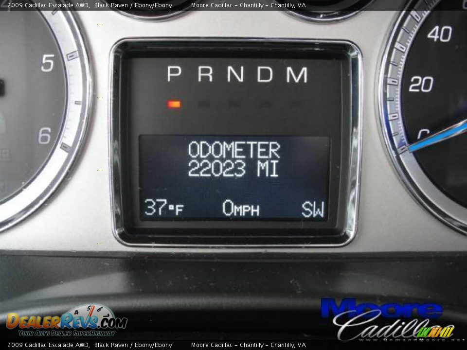 2009 Cadillac Escalade AWD Black Raven / Ebony/Ebony Photo #21