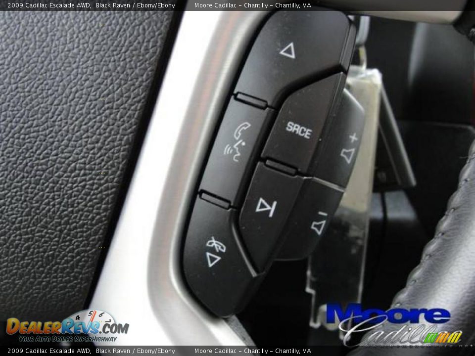 2009 Cadillac Escalade AWD Black Raven / Ebony/Ebony Photo #22