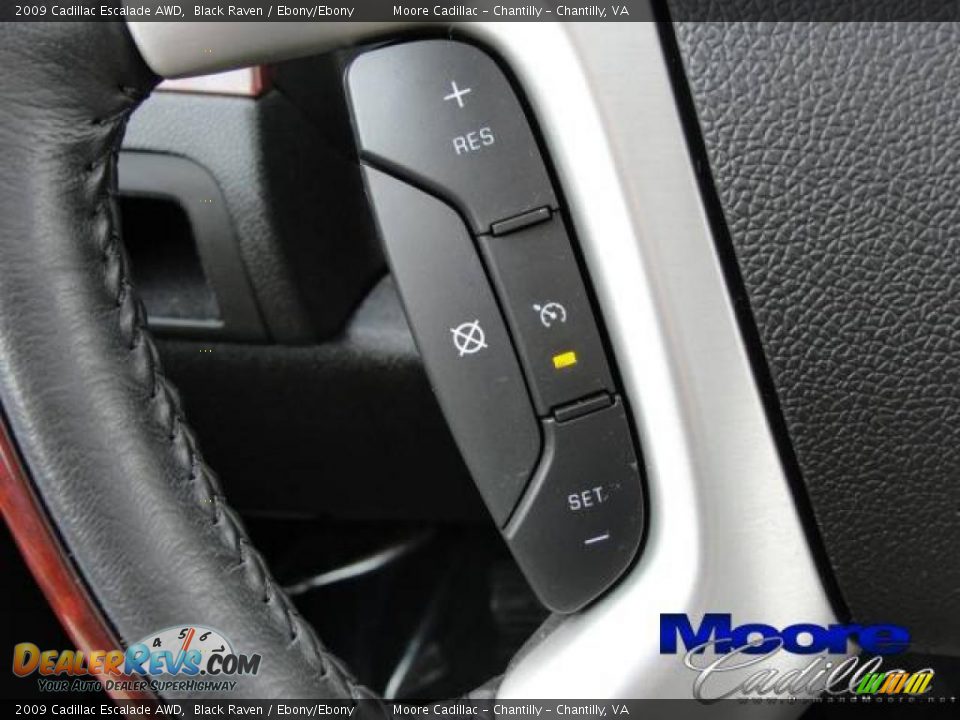 2009 Cadillac Escalade AWD Black Raven / Ebony/Ebony Photo #23