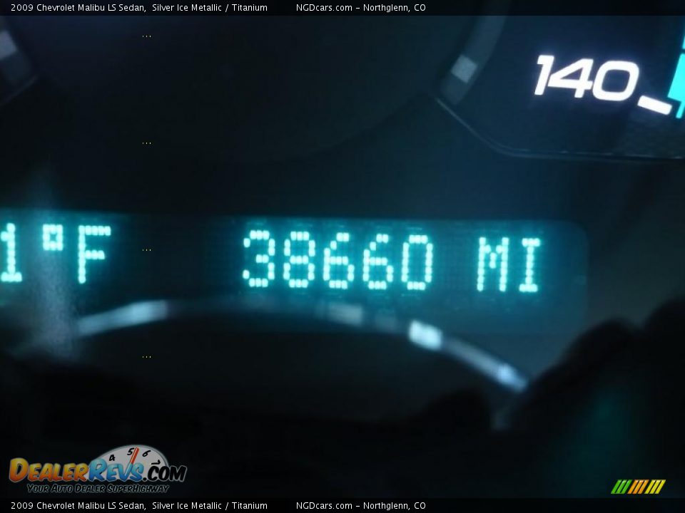 2009 Chevrolet Malibu LS Sedan Silver Ice Metallic / Titanium Photo #21