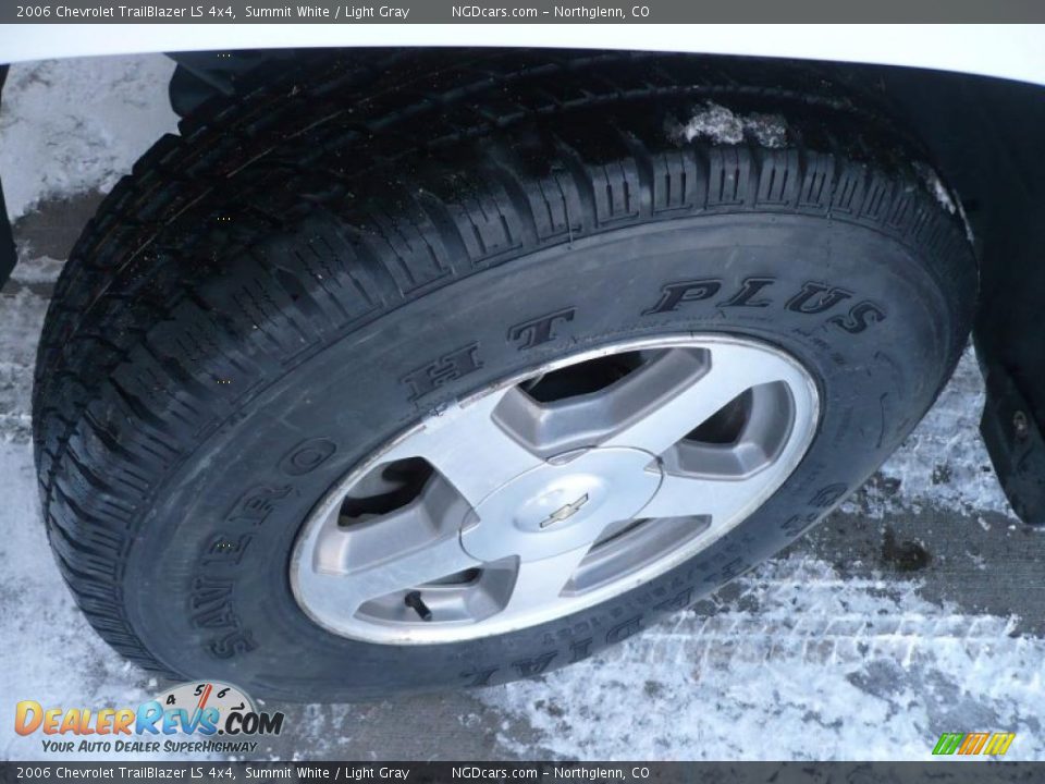 2006 Chevrolet TrailBlazer LS 4x4 Summit White / Light Gray Photo #16