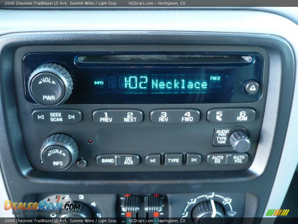 2006 Chevrolet TrailBlazer LS 4x4 Summit White / Light Gray Photo #20