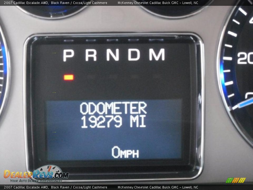 2007 Cadillac Escalade AWD Black Raven / Cocoa/Light Cashmere Photo #28