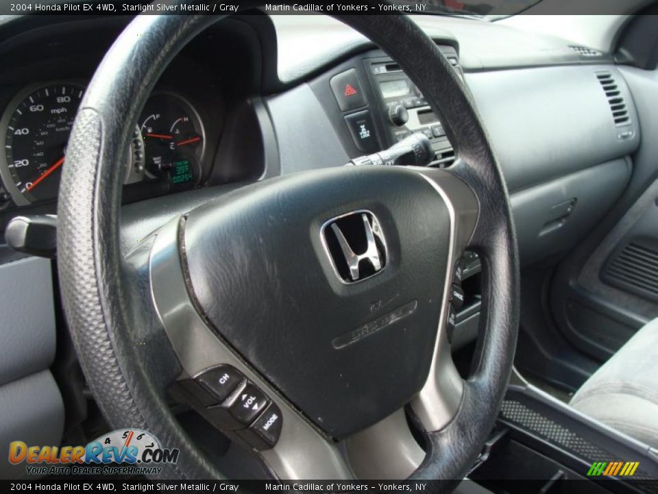2004 Honda Pilot EX 4WD Starlight Silver Metallic / Gray Photo #20