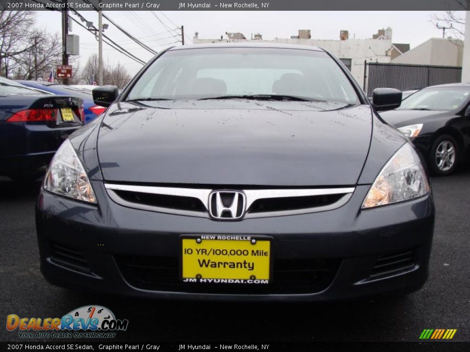 2007 Honda Accord SE Sedan Graphite Pearl / Gray Photo #2