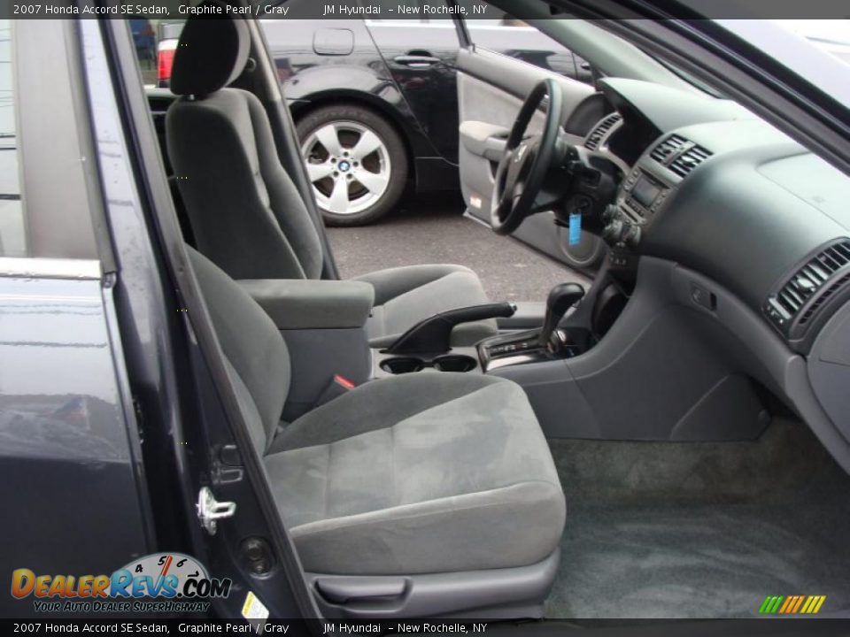 2007 Honda Accord SE Sedan Graphite Pearl / Gray Photo #15