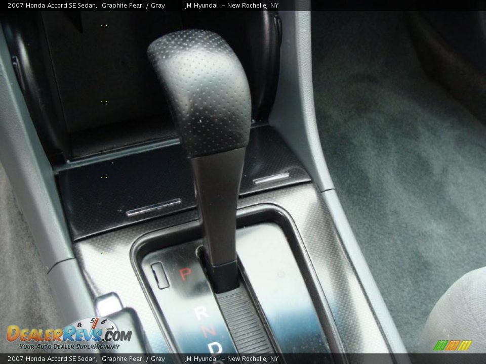 2007 Honda Accord SE Sedan Graphite Pearl / Gray Photo #23