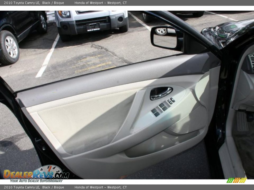 2010 Toyota Camry LE Black / Bisque Photo #11