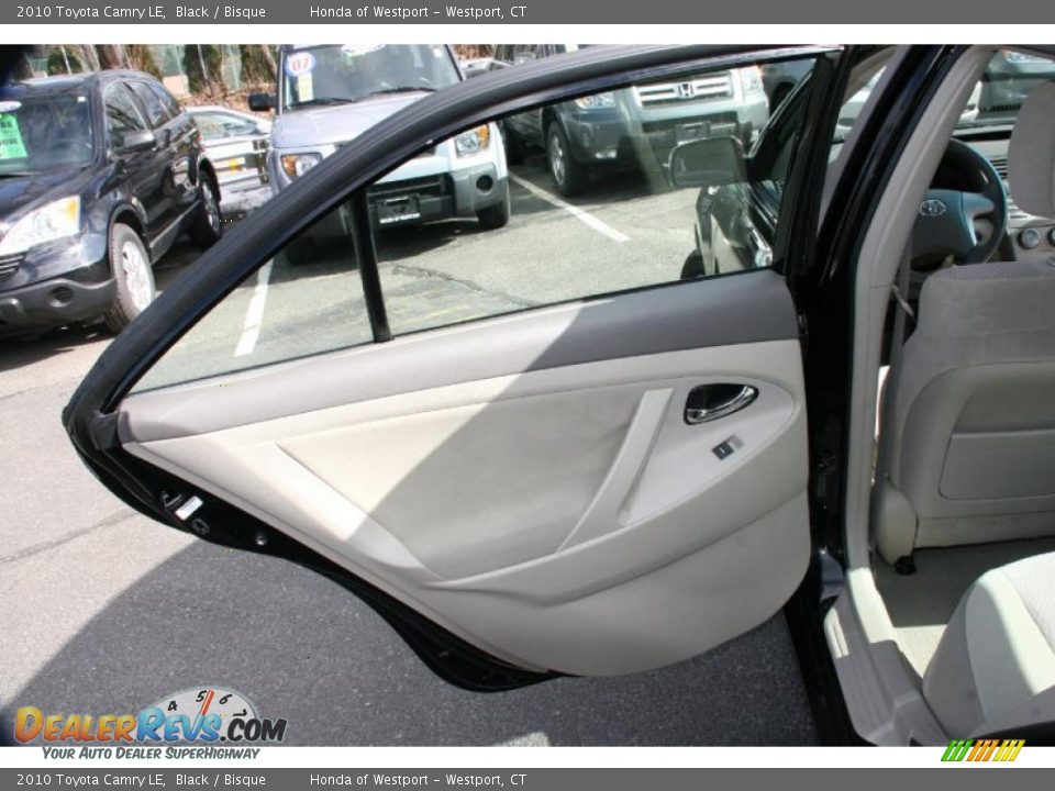 2010 Toyota Camry LE Black / Bisque Photo #12
