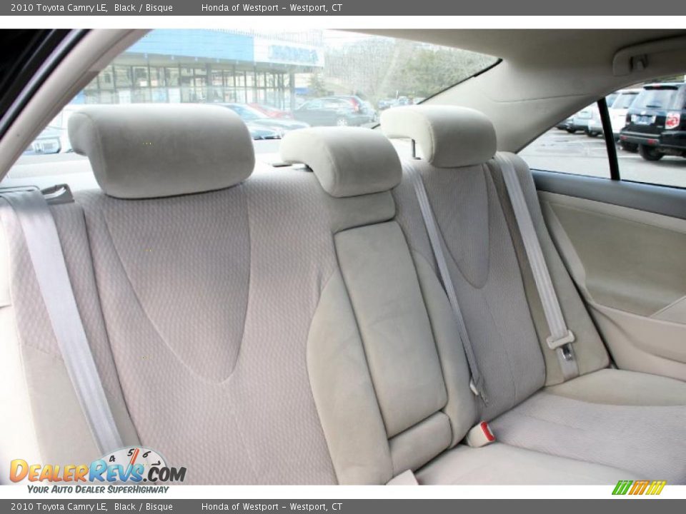 2010 Toyota Camry LE Black / Bisque Photo #16