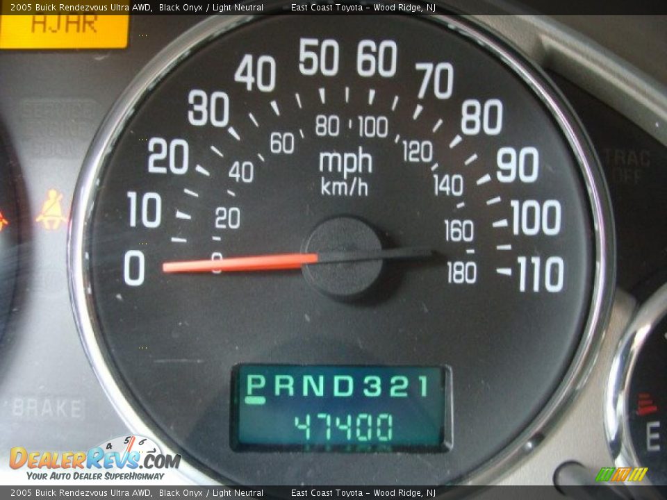 2005 Buick Rendezvous Ultra AWD Black Onyx / Light Neutral Photo #10