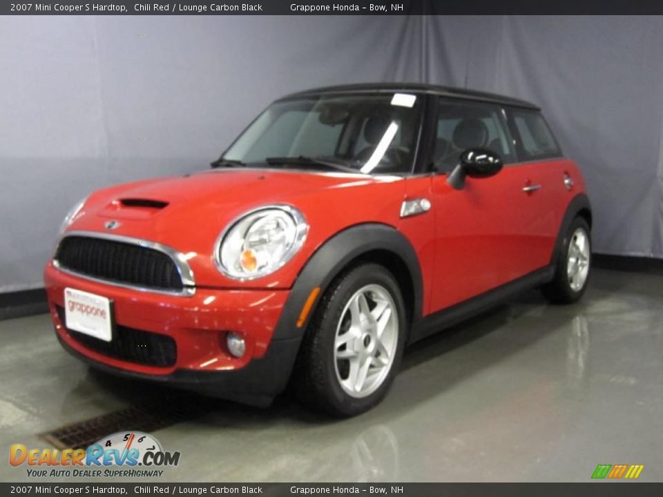 2007 Mini Cooper S Hardtop Chili Red / Lounge Carbon Black Photo #1