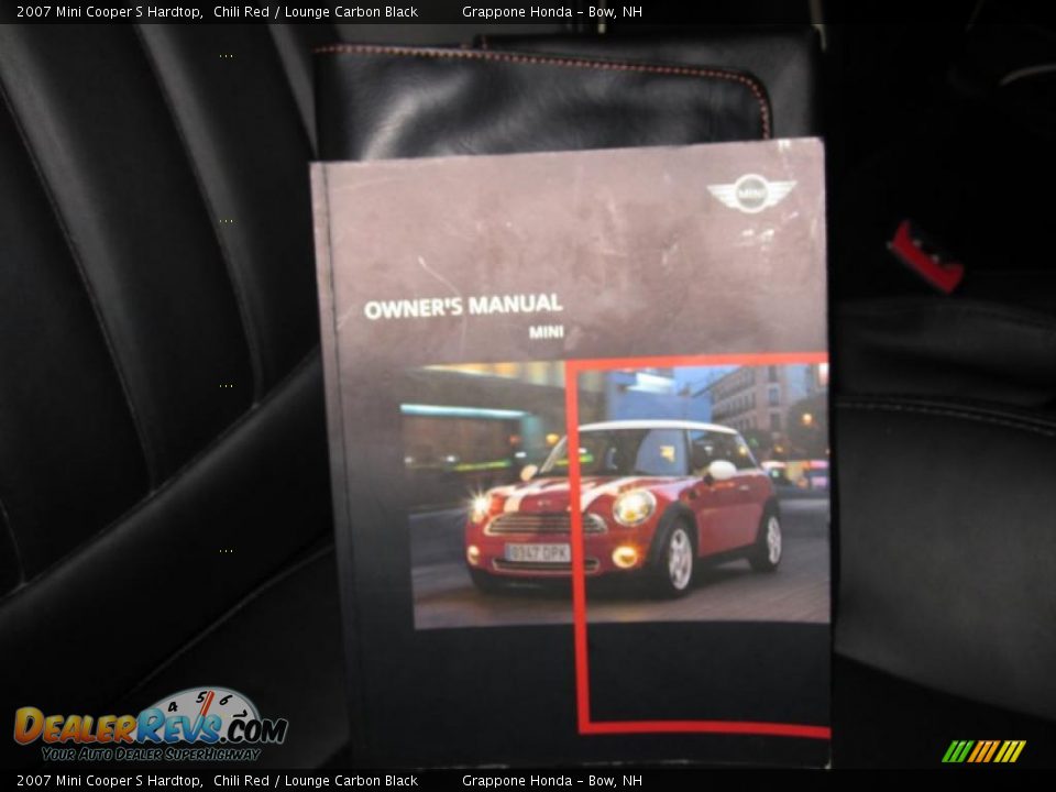 2007 Mini Cooper S Hardtop Chili Red / Lounge Carbon Black Photo #9