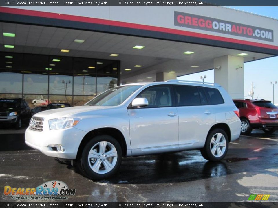 2010 Toyota Highlander Limited Classic Silver Metallic / Ash Photo #1