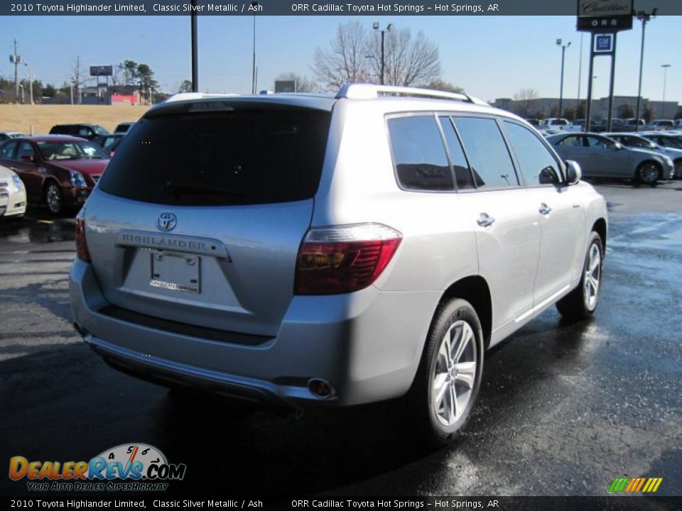 2010 Toyota Highlander Limited Classic Silver Metallic / Ash Photo #5