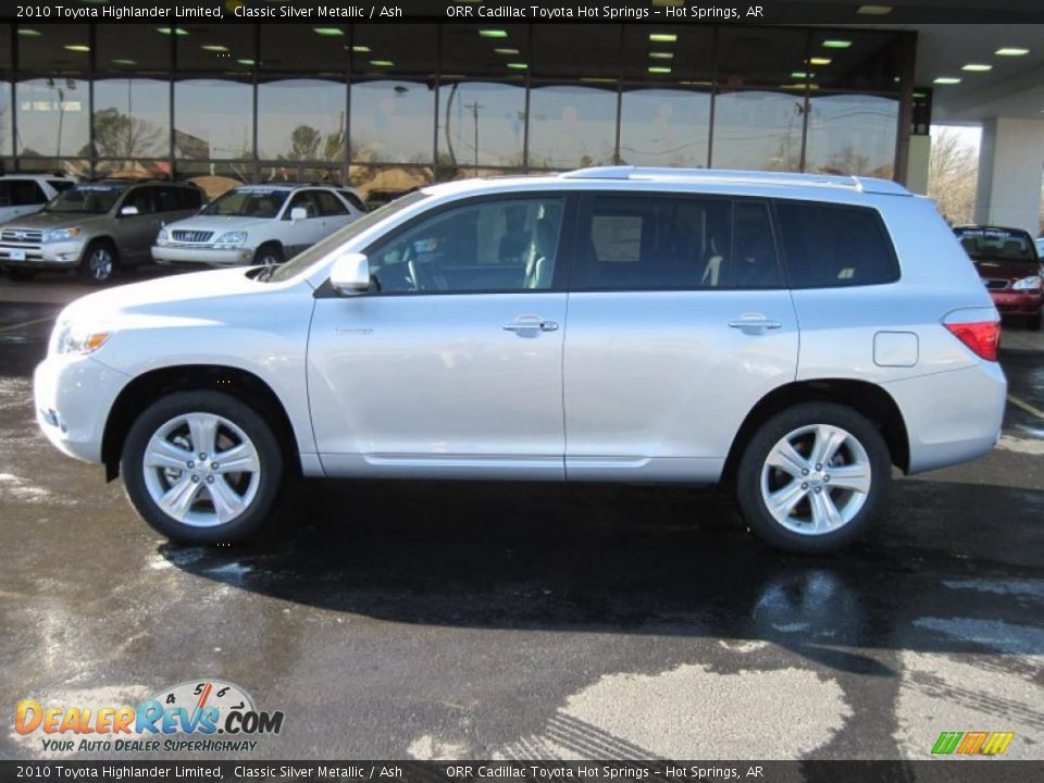 2010 Toyota Highlander Limited Classic Silver Metallic / Ash Photo #10