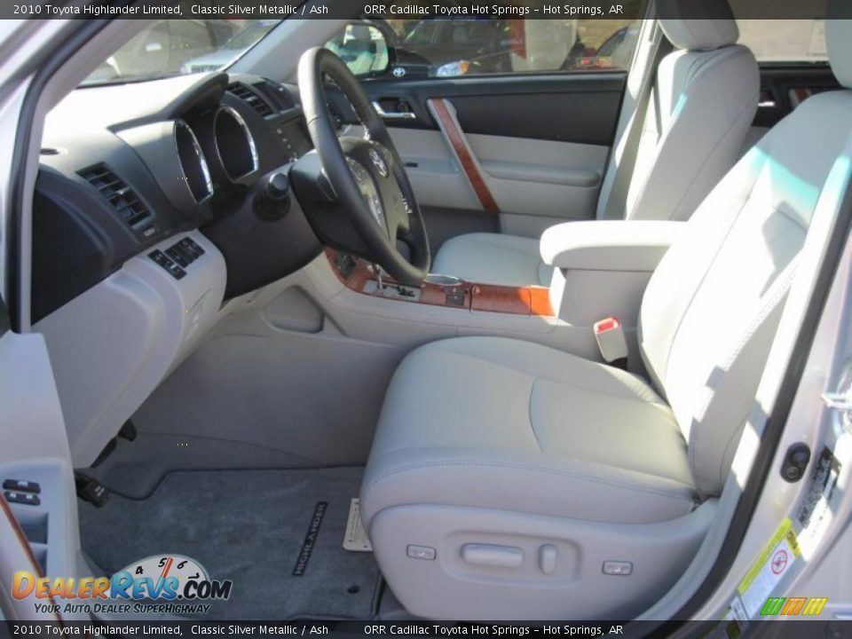 2010 Toyota Highlander Limited Classic Silver Metallic / Ash Photo #13
