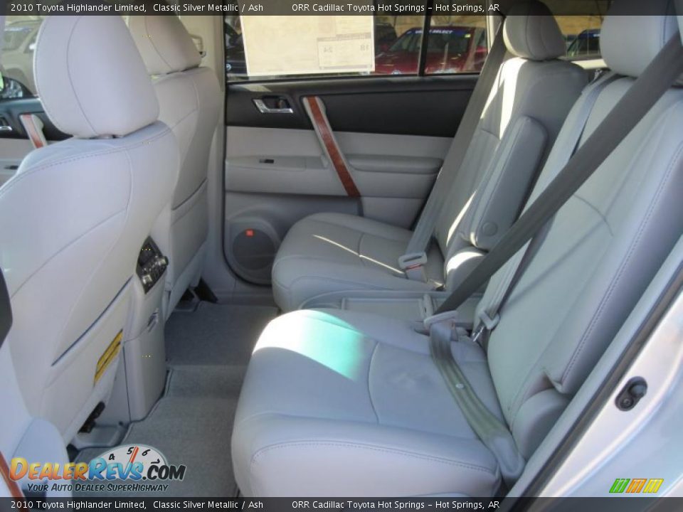 2010 Toyota Highlander Limited Classic Silver Metallic / Ash Photo #14