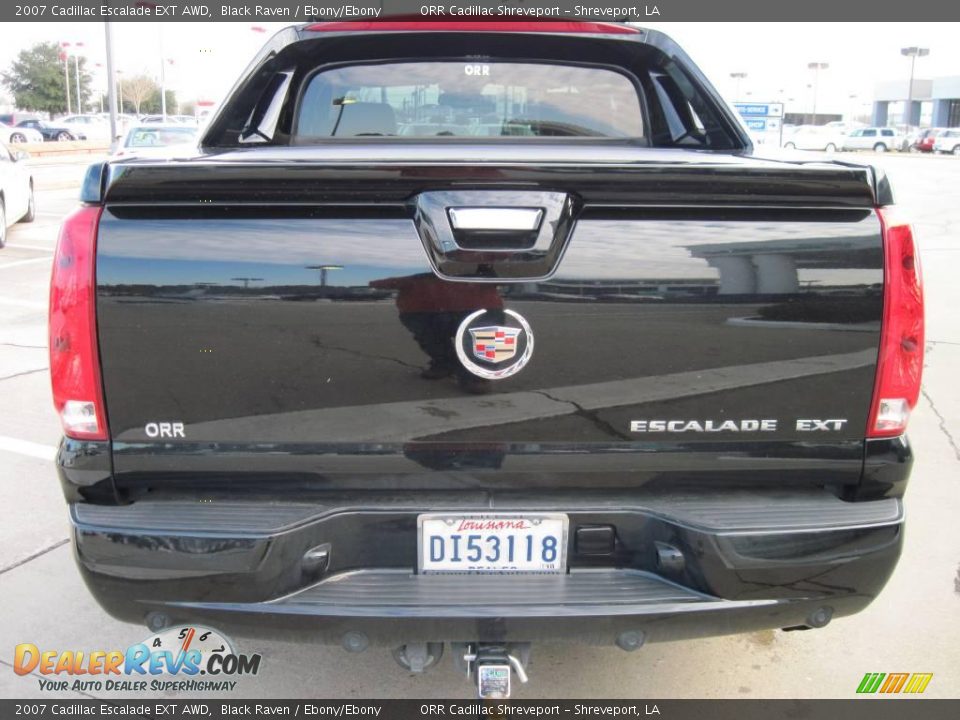 2007 Cadillac Escalade EXT AWD Black Raven / Ebony/Ebony Photo #6