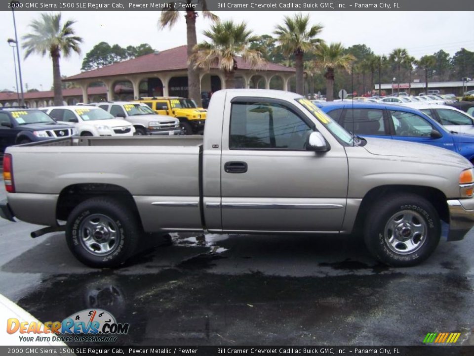 2000 GMC Sierra 1500 SLE Regular Cab Pewter Metallic / Pewter Photo #1
