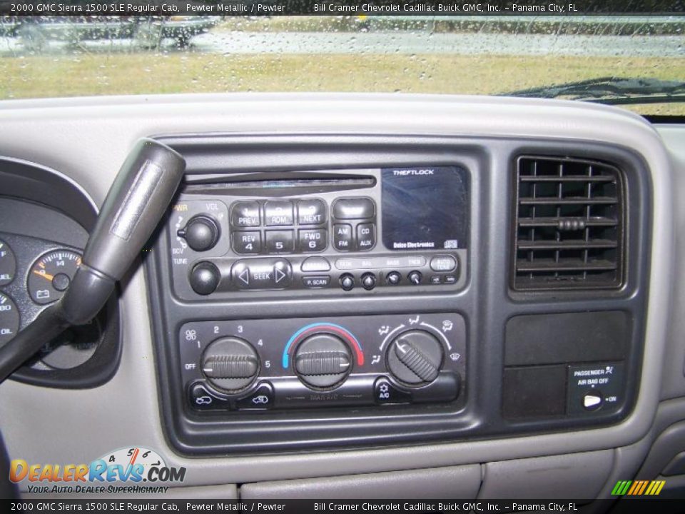 2000 GMC Sierra 1500 SLE Regular Cab Pewter Metallic / Pewter Photo #3