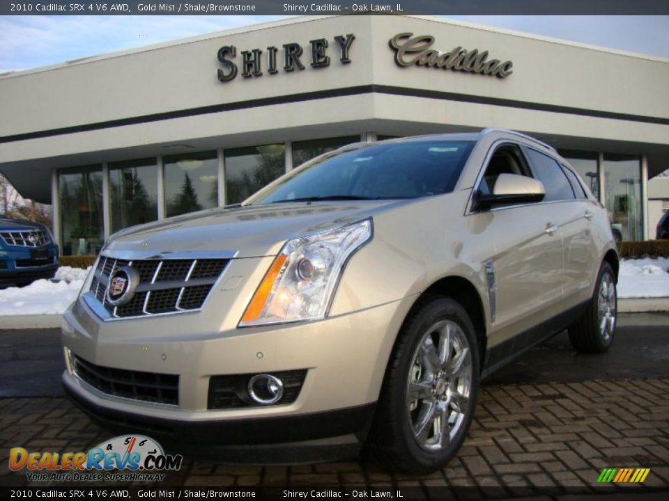 2010 Cadillac SRX 4 V6 AWD Gold Mist / Shale/Brownstone Photo #1