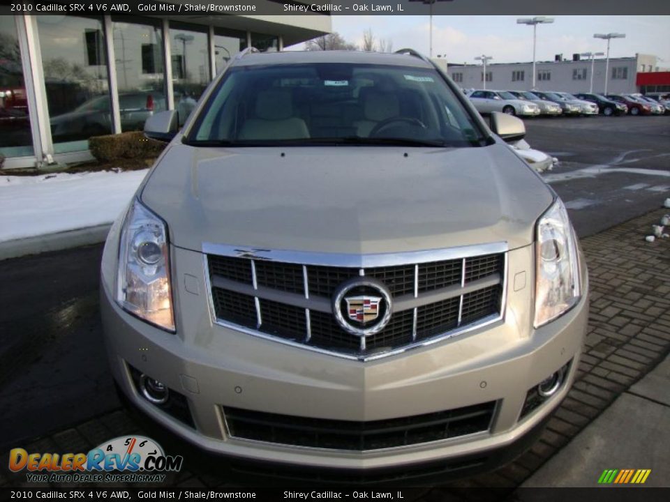 2010 Cadillac SRX 4 V6 AWD Gold Mist / Shale/Brownstone Photo #2